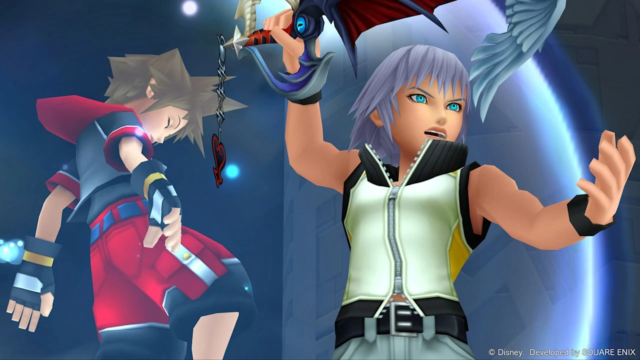 Riku מרים להב מול Sora